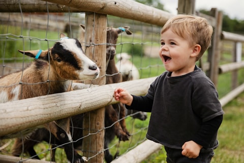 Enfant en mouvement